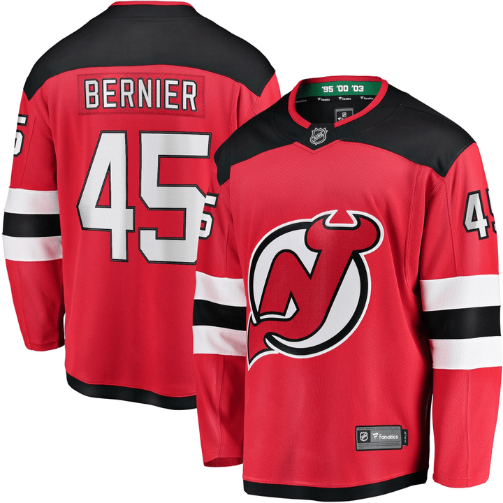 Jonathan Bernier New Jersey Devils Breakaway Player Jersey - Red Jersey