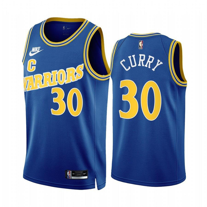 Stephen Curry 2022-23 Golden State Warriors Royal #30 Classic Edition Jersey - Men Jersey