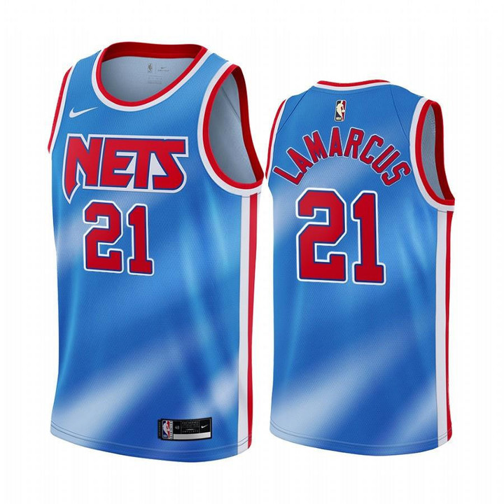 LaMarcus Aldridge Brooklyn Nets #21 Blue Classic Edition Jersey 2021 Trade - Men Jersey
