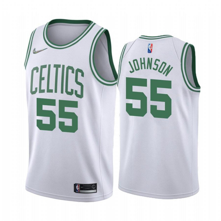 Joe Johnson Boston Celtics 2021-22 White #55 Classic Edition Jersey NBA75th Season - Men