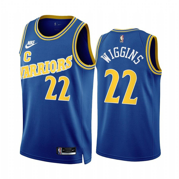 Andrew Wiggins 2022-23 Golden State Warriors Royal #22 Classic Edition Jersey - Men Jersey