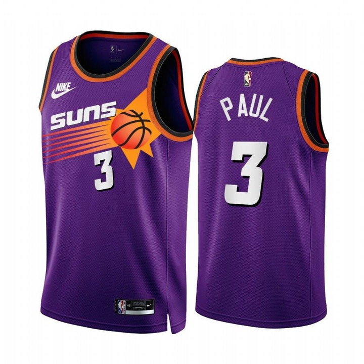 Chris Paul 2022-23 Phoenix Suns Purple #3 Classic Edition Jersey - Men Jersey