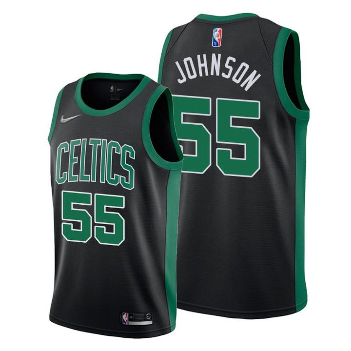 Boston Celtics #55 Joe Johnson 2021-22 Statement Edition Jersey Black - Men Jersey