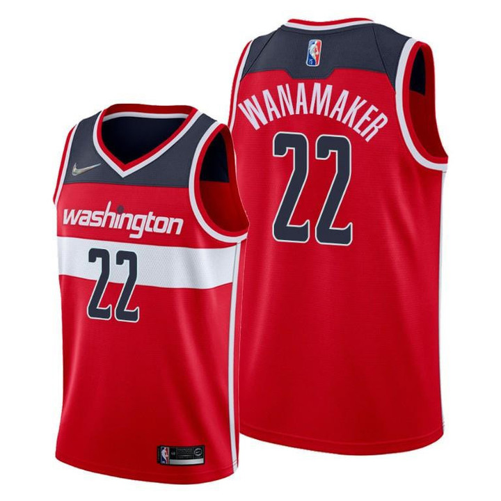 Brad Wanamaker #22 Washington Wizards 2021-22 Icon Edition Red Jersey 75th Diamond - Men Jersey
