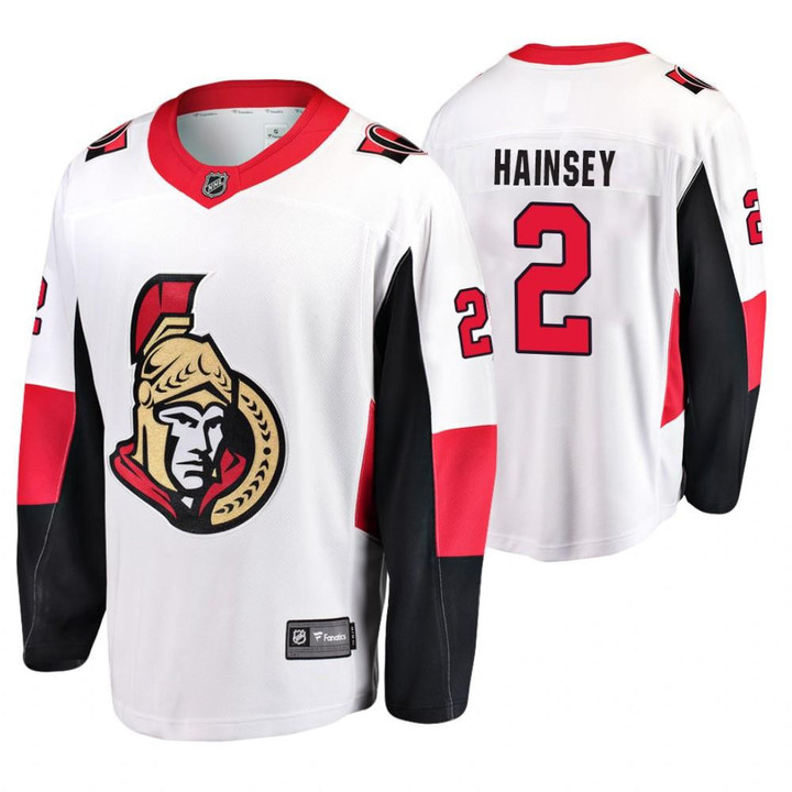 Ottawa Senators Ron Hainsey #2 Jersey Men's Away Breakaway Player Jersey