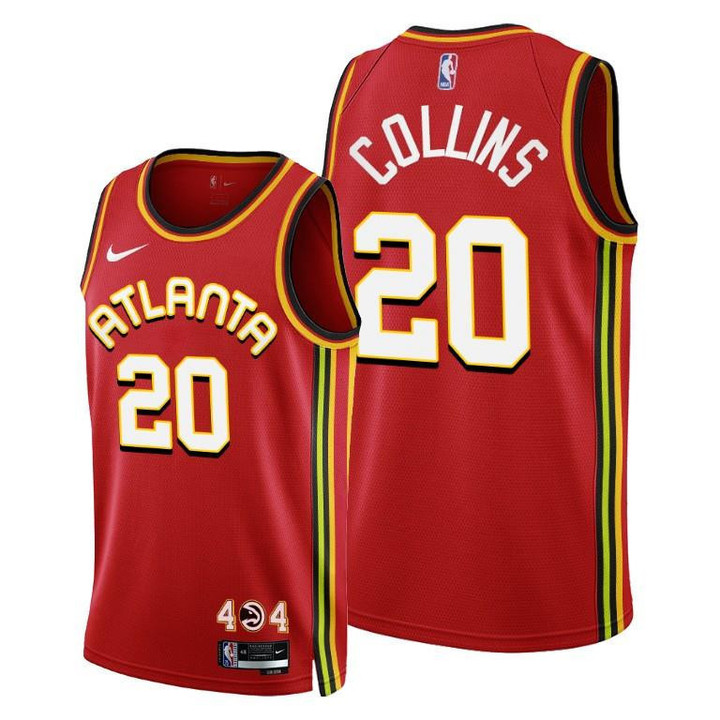 John Collins #20 Atlanta Hawks 2022-23 Icon Edition Red Jersey - Men Jersey