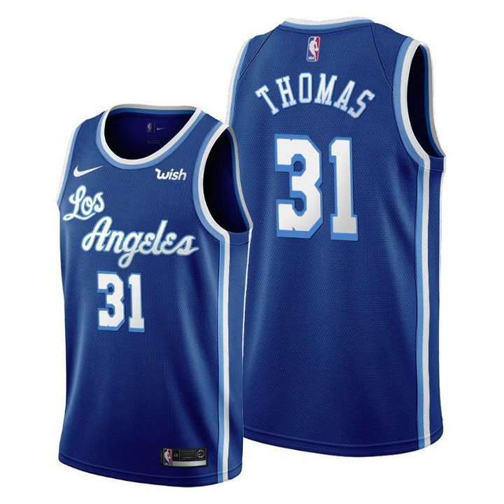 Isaiah Thomas #31 Los Angeles Lakers 2021-22 Classic Edition Blue Jersey - Men Jersey