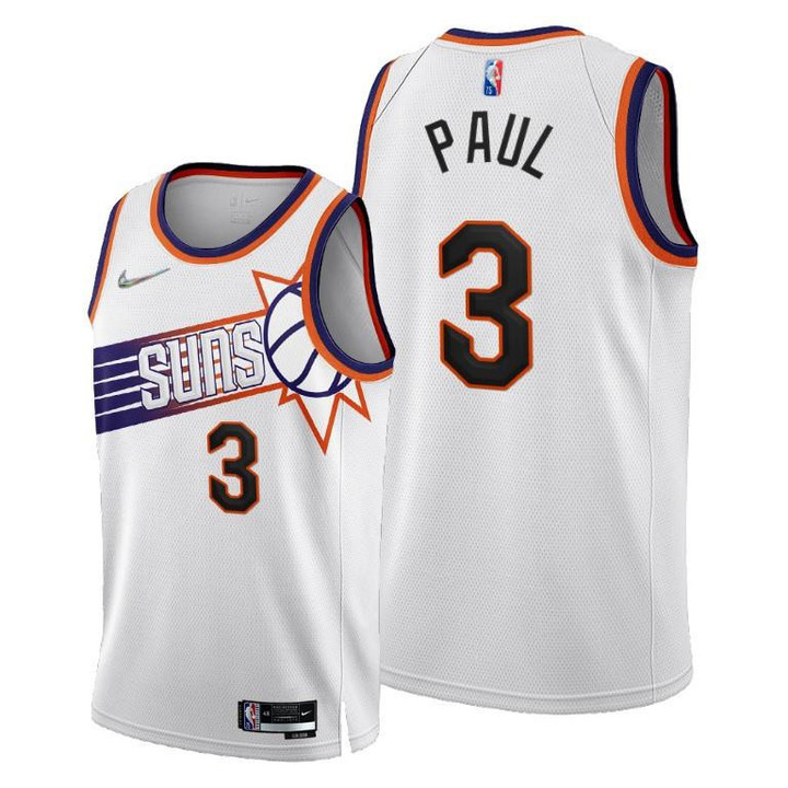 Phoenix Suns #3 Chris Paul 2022-23 Association Edition Jersey White - Men Jersey