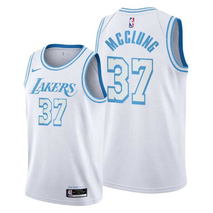 Mac McClung #37 Los Angeles Lakers 2021-22 City Edition McClung Jersey - Men Jersey