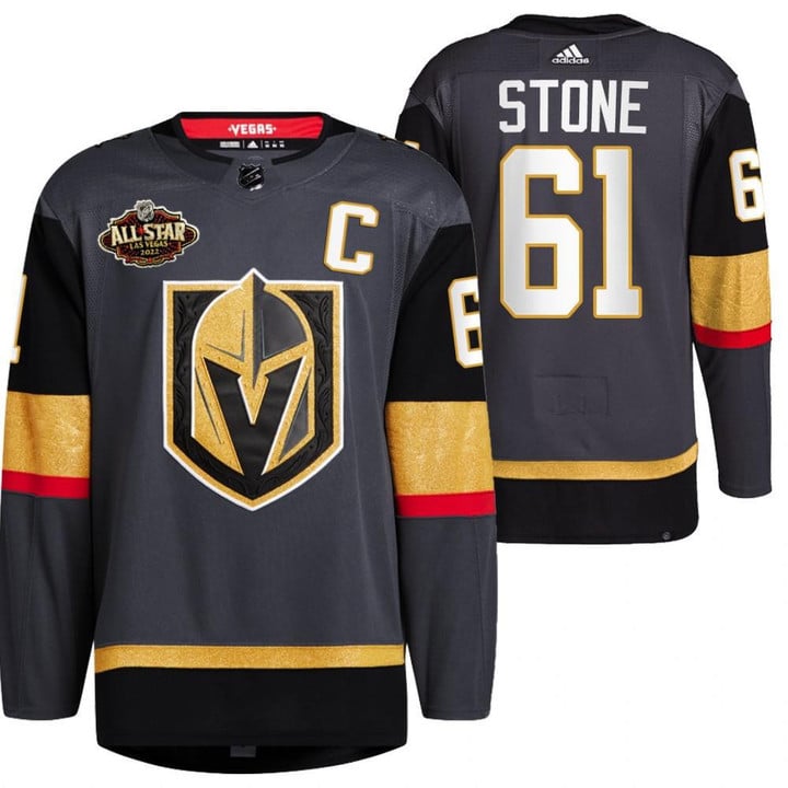 Men Vegas Golden Knights #61 Mark Stone Alternate Primegreen Black Jersey 2022 All-Star Jersey