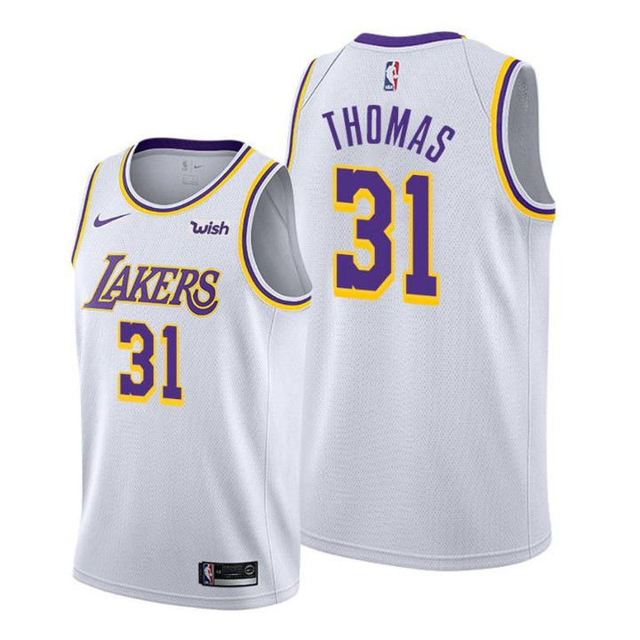 Isaiah Thomas #31 Los Angeles Lakers 2021-22 Association Edition White Jersey - Men Jersey