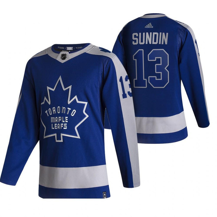 Mats Sundin #13 Toronto Maple Leafs 2021 Reverse Retro Special Edition Jersey Blue Jersey