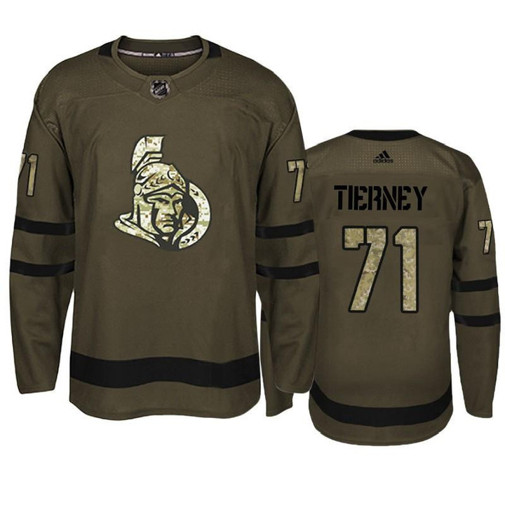 Ottawa Senators Chris Tierney #71 Military Camo Jersey Jersey