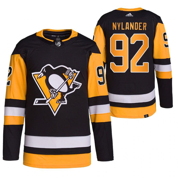 Pittsburgh Penguins Alex Nylander Home Black #92 Jersey Primegreen Jersey