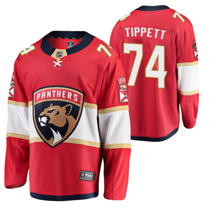 Florida Panthers Owen Tippett #74 Home Player Red Jersey Jersey