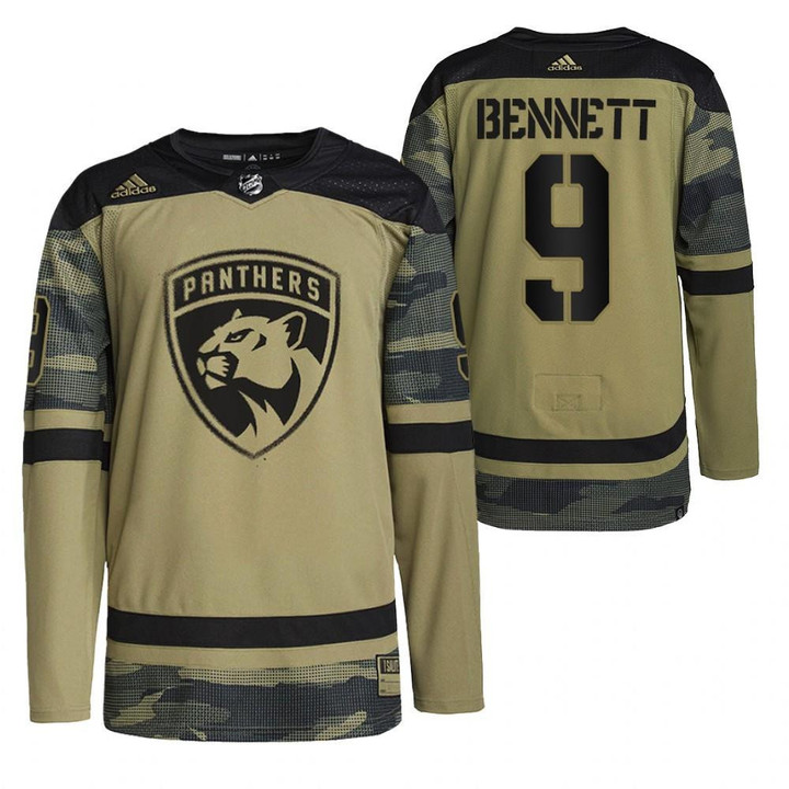 Sam Bennett Panthers Practice Camo Military Appreciation Jersey #9 Jersey