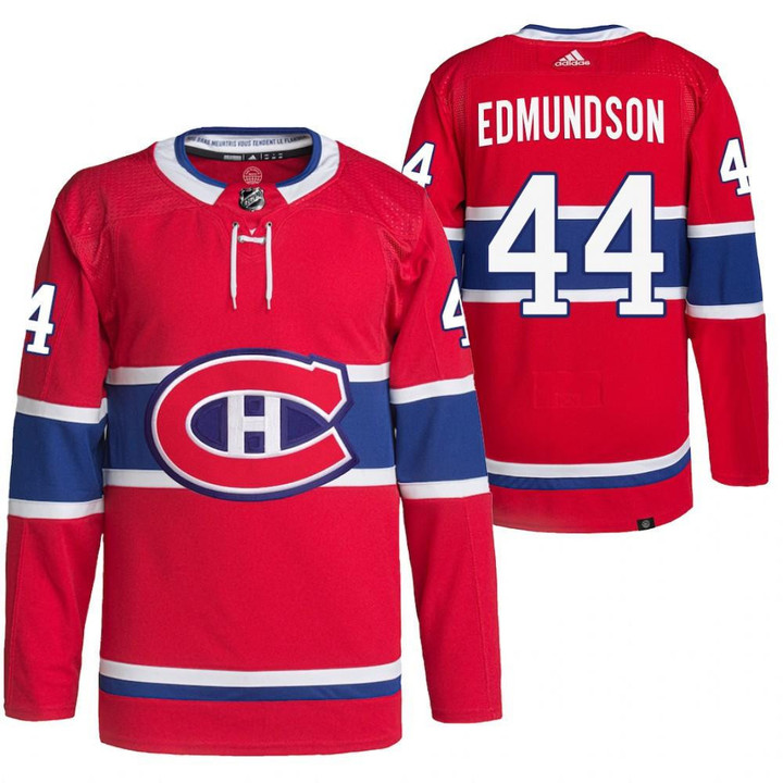 Joel Edmundson Home Canadiens #44 Red Primegreen Pro Jersey Jersey
