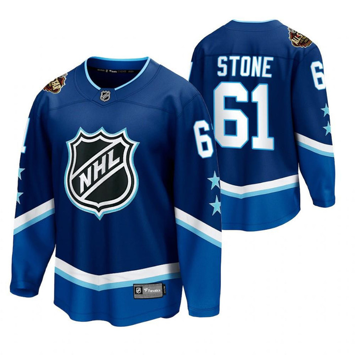 Men Mark Stone Golden Knights Blue 2022 All-Star #61 Jersey Western Conference Jersey