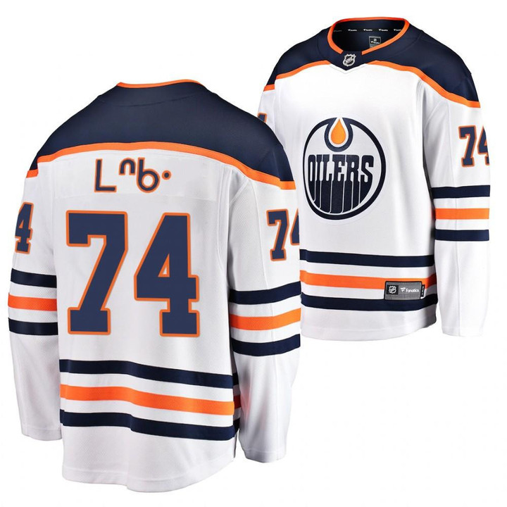 Men's Oilers #74 Ethan Bear Cree syllabics Honors Indigenous Heritage White Jersey Jersey