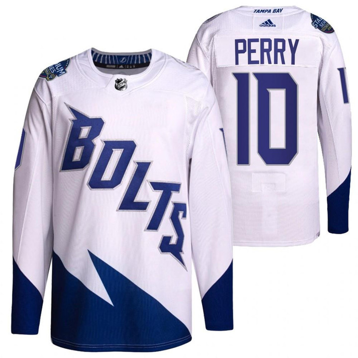 Corey Perry 2022 Stadium Series Lightning #10 White Primegreen Jersey Jersey