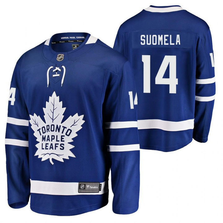 Toronto Maple Leafs Antti Suomela #14 2021 Jersey Blue Home Jersey Jersey