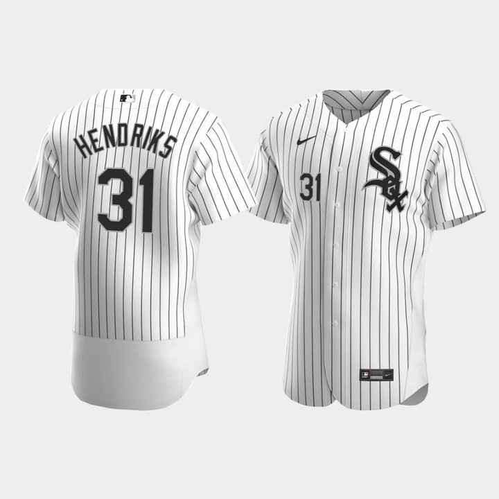 Men's Chicago White Sox #31 Liam Hendriks White Home Jersey Jersey