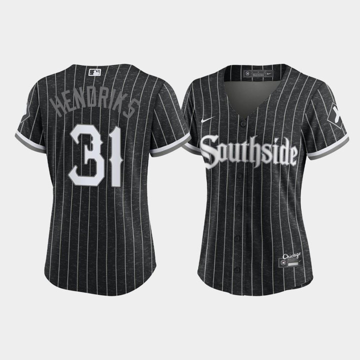 Women's Chicago White Sox Liam Hendriks #31 Black 2021 City Connect Jersey Jersey