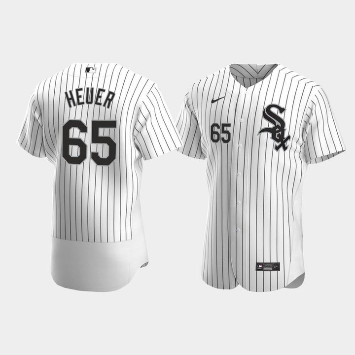Men's Chicago White Sox #65 Codi Heuer White Home Jersey Jersey