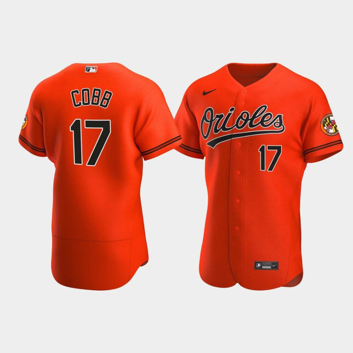Alex Cobb #17 Baltimore Orioles Orange Alternate Jersey Jersey