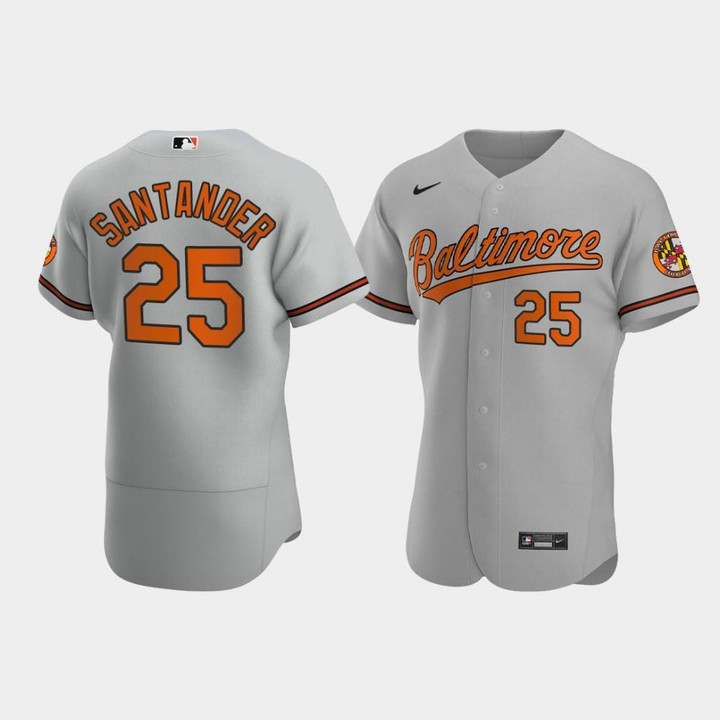 Anthony Santander #25 Baltimore Orioles Gray Road Jersey Jersey