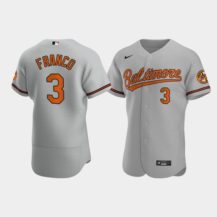 Maikel Franco #3 Baltimore Orioles Gray Road Jersey Jersey
