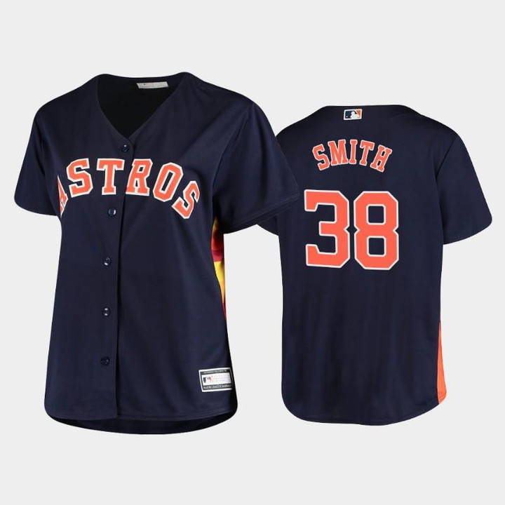 Astros #38 Joe Smith Navy Women's Plus Size Jersey Jersey