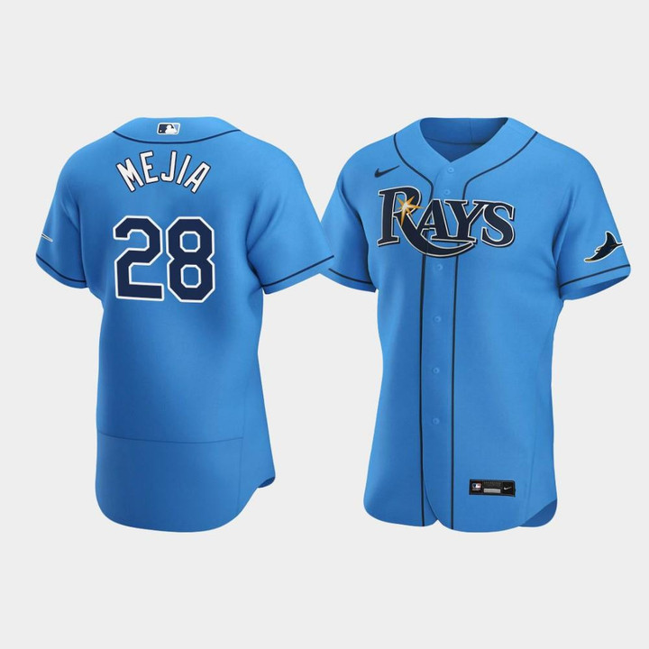 Francisco Mejia #28 Tampa Bay Rays Player Light Blue Alternate Jersey Jersey