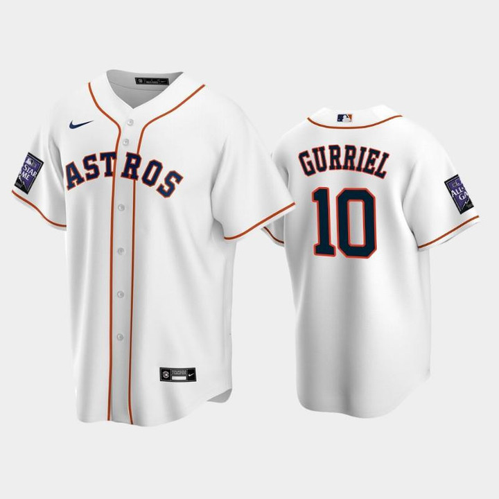 White Home Houston Astros #10 Yuli Gurriel Jersey 2021 All-Star Game Jersey