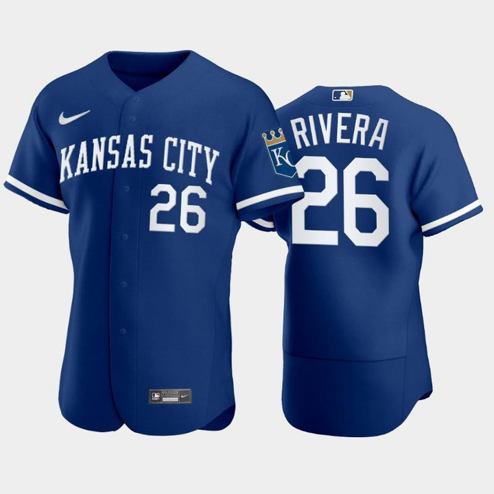 Emmanuel Rivera 26 Kansas City Royals 2022 Blue Men's Jersey Jersey