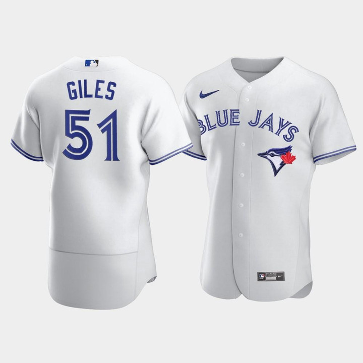 Men's Toronto Blue Jays #51 Ken Giles White Jersey Jersey