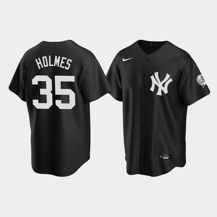 Men's New York Yankees Clay Holmes Fashion Black Jersey Jersey