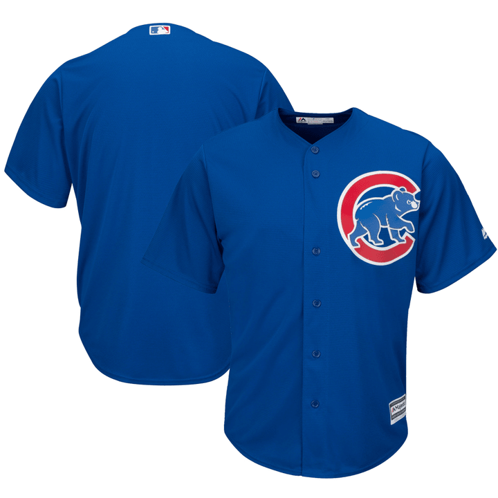 Men's Majestic Royal Chicago Cubs Official Cool Base Jersey Jersey