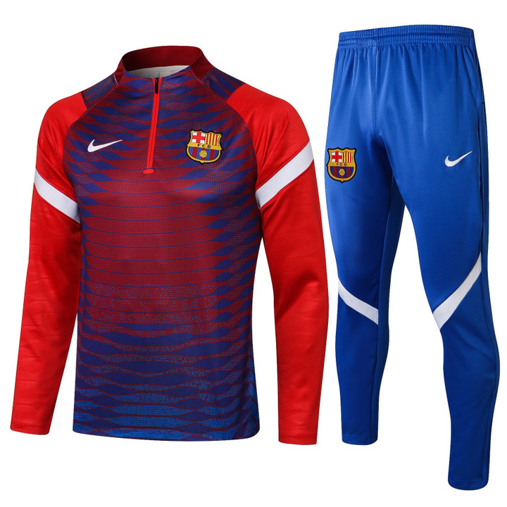 2021/22 Barcelona Training Top Tracksuit Blue Red