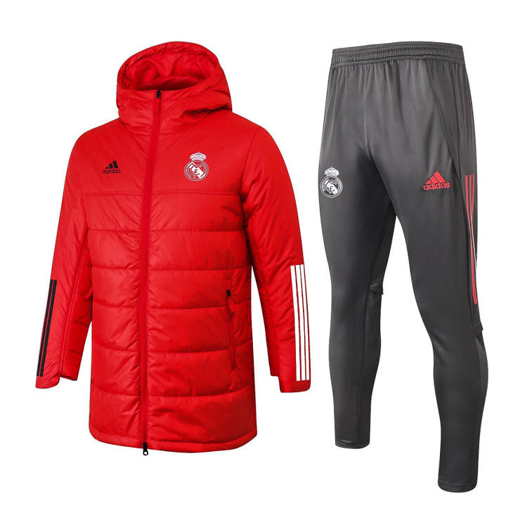 Real Madrid 2020/21 Red Padded Jacket