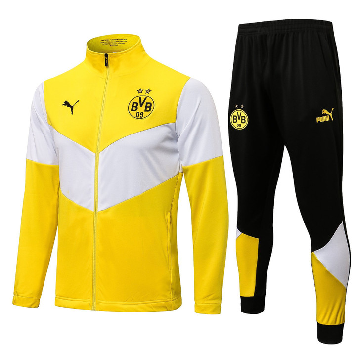 2022 Borussia Dortmund Yellow Training Anthem Jacket Tracksuit