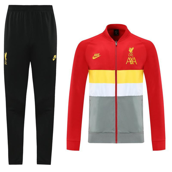 2021/22 Liverpool Training Anthem Jacket Tracksuit Color Matching Red