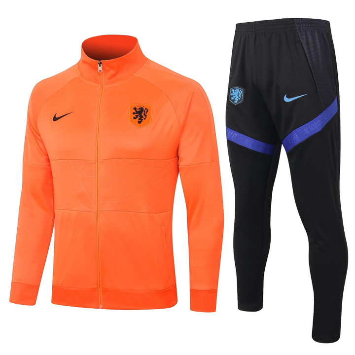 2021 Dutch FC Orange Training Anthem Jacket Tracksuit