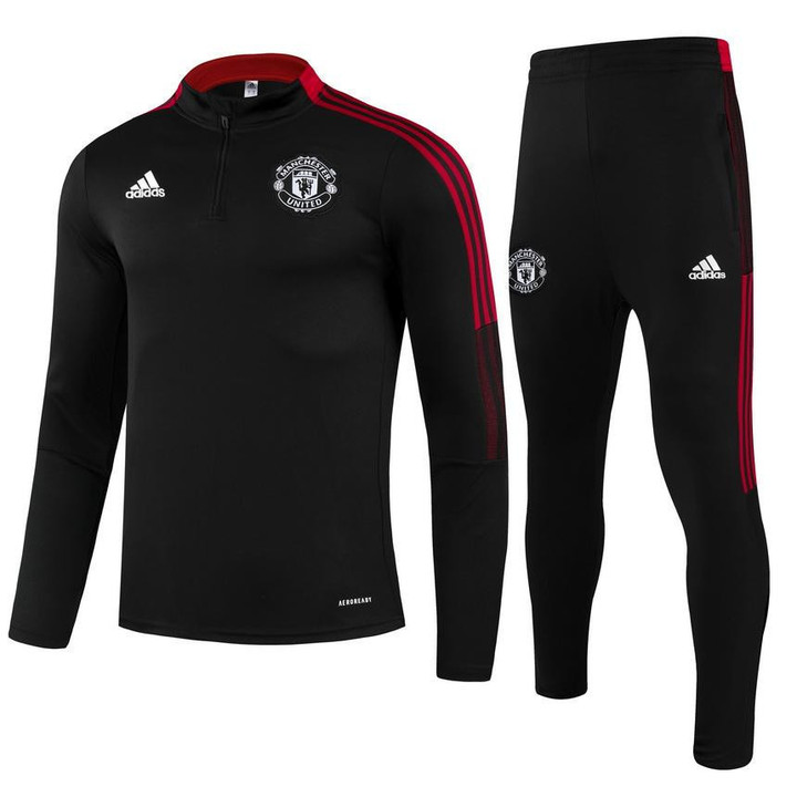 Manchester United Training Top-Black Tracksuit 2021/22