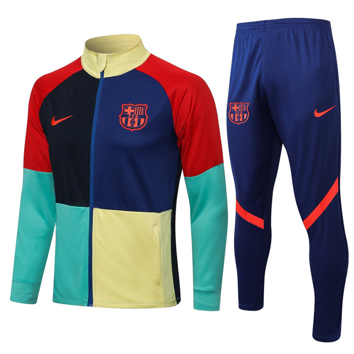 2022 Barcelona Color Mixing Training Anthem Jacket Tracksuit