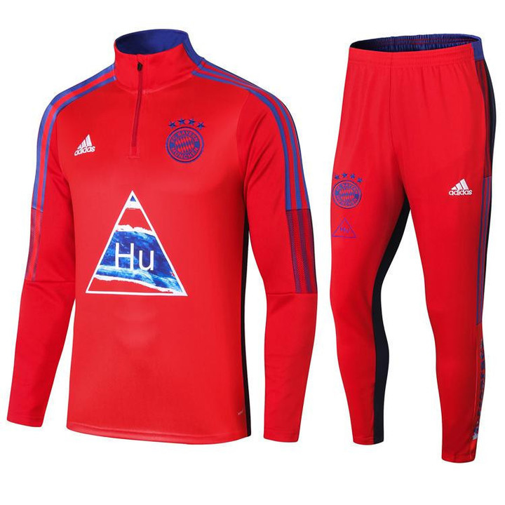 Bayern Munich Training Top-Red Tracksuit 2021/22 Edition