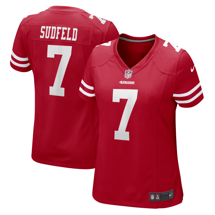 Nate Sudfeld San Francisco 49ers Women's Game Jersey - Scarlet Jersey