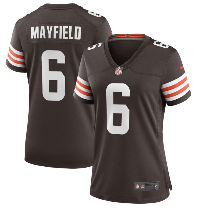 Baker Mayfield Cleveland Browns Women's Game Player Jersey - Brown Jersey