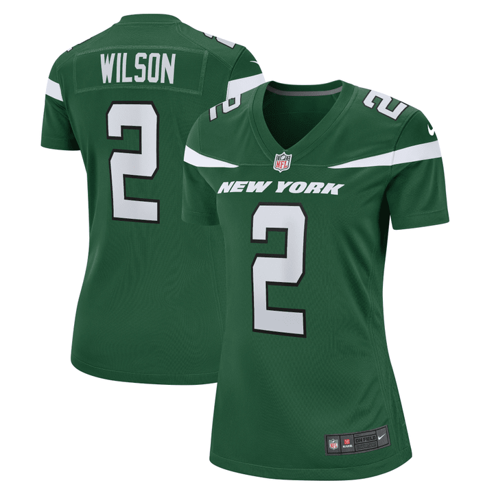 Zach Wilson New York Jets Women's 2021 Draft First Round Pick Game Jersey - Gotham Green