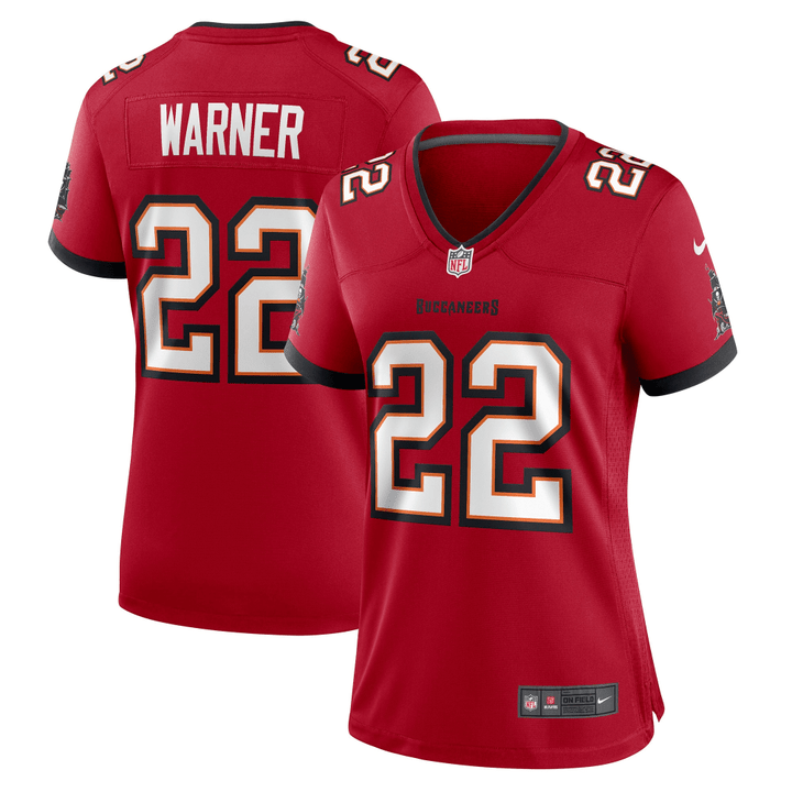 Troy Warner Tampa Bay Buccaneers Women's Game Player Jersey - Red Jersey